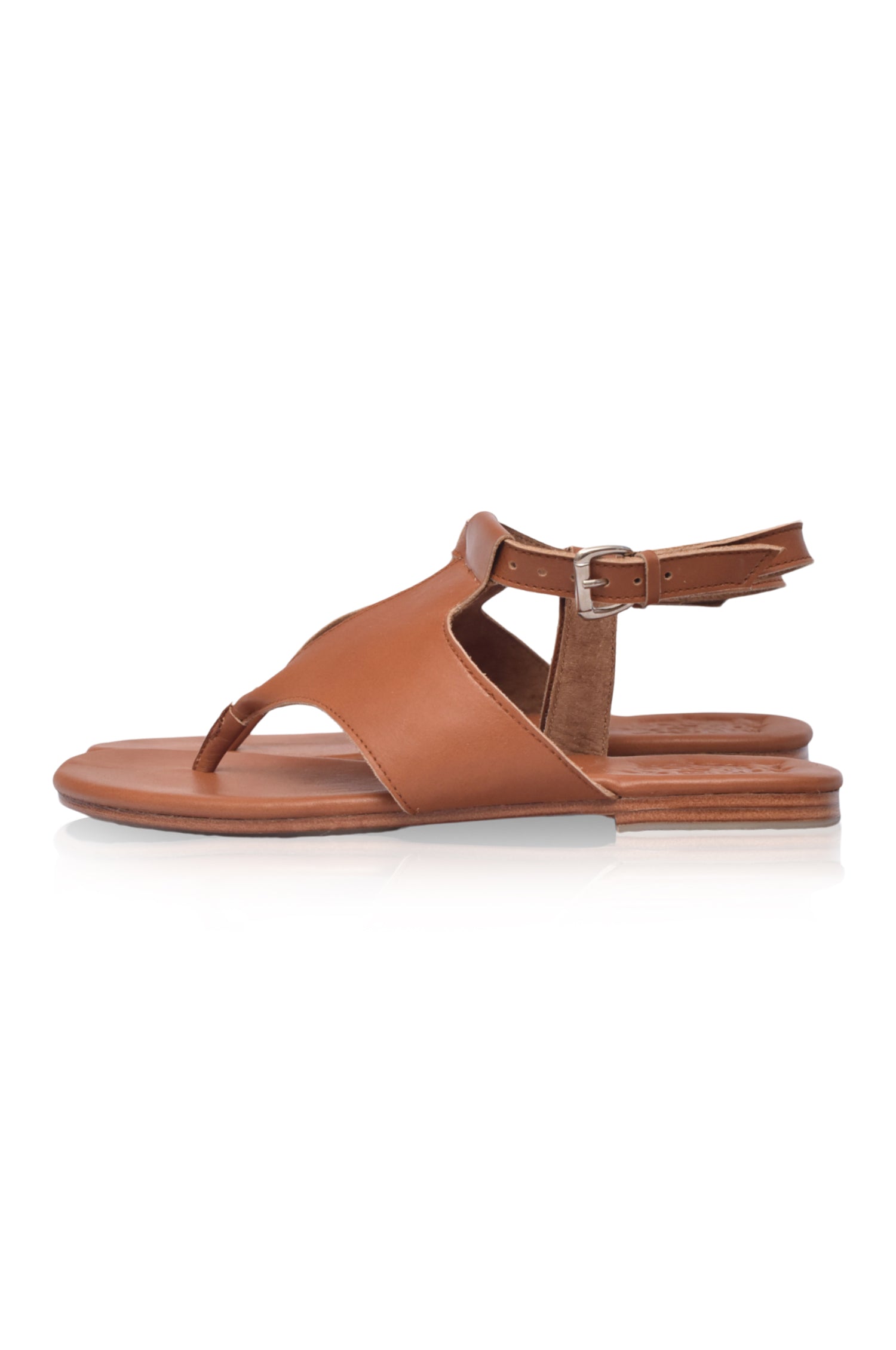 Lost in Jungle T-Strap Leather Sandals-5