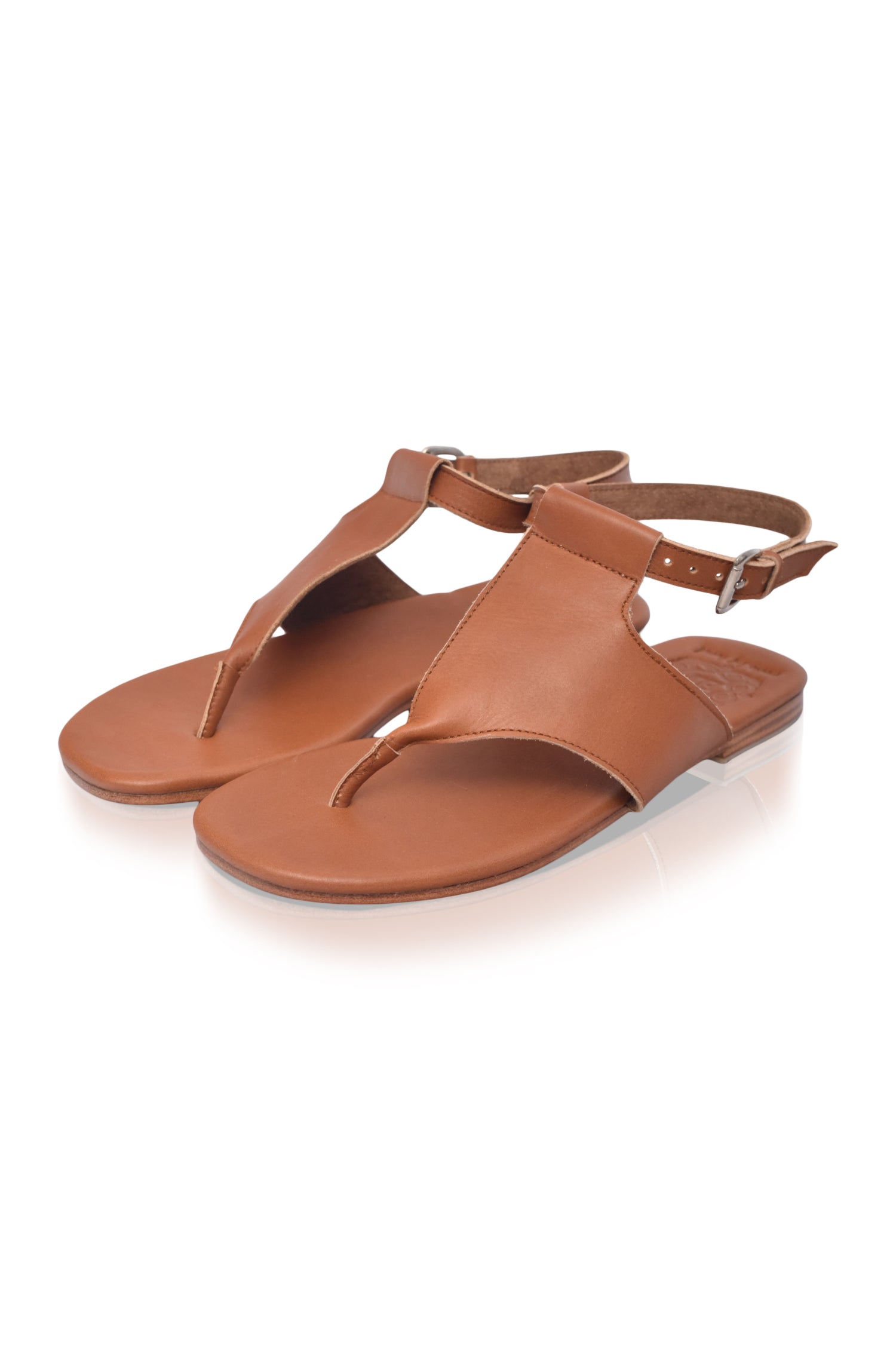 Lost in Jungle T-Strap Leather Sandals-2