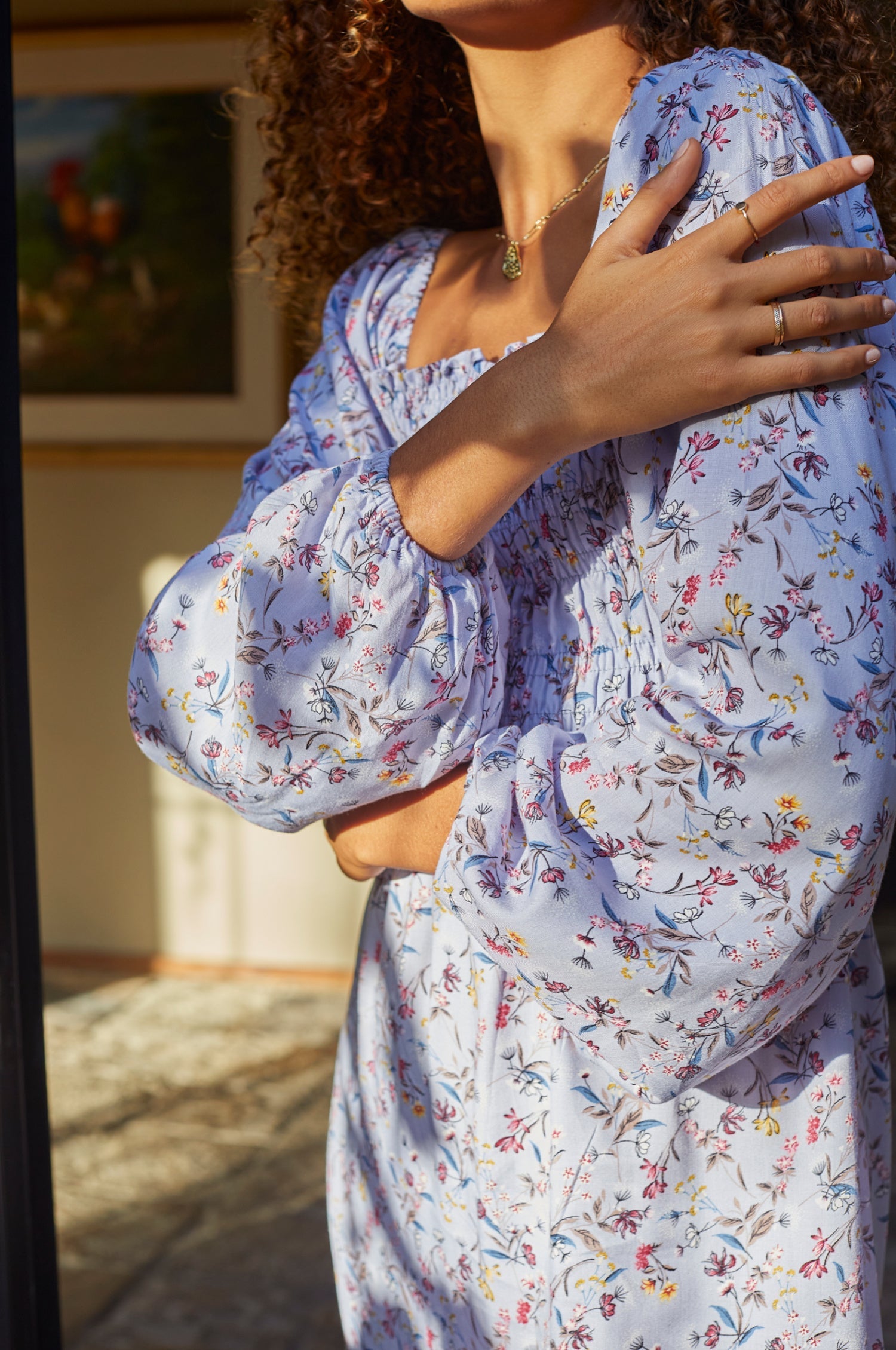 Love Story Smocked Off Shoulder Dress (Sale)-1