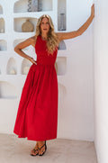 Lucciola Smocked Cotton Midi Dress-0