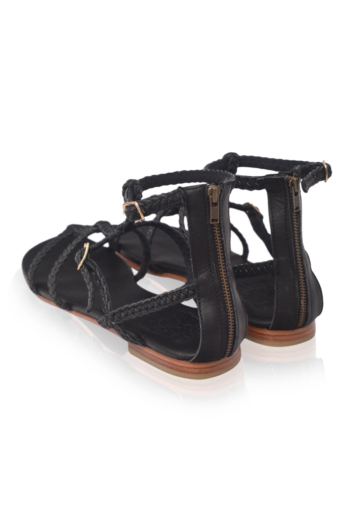 Luce Gladiator Leather Sandals-4