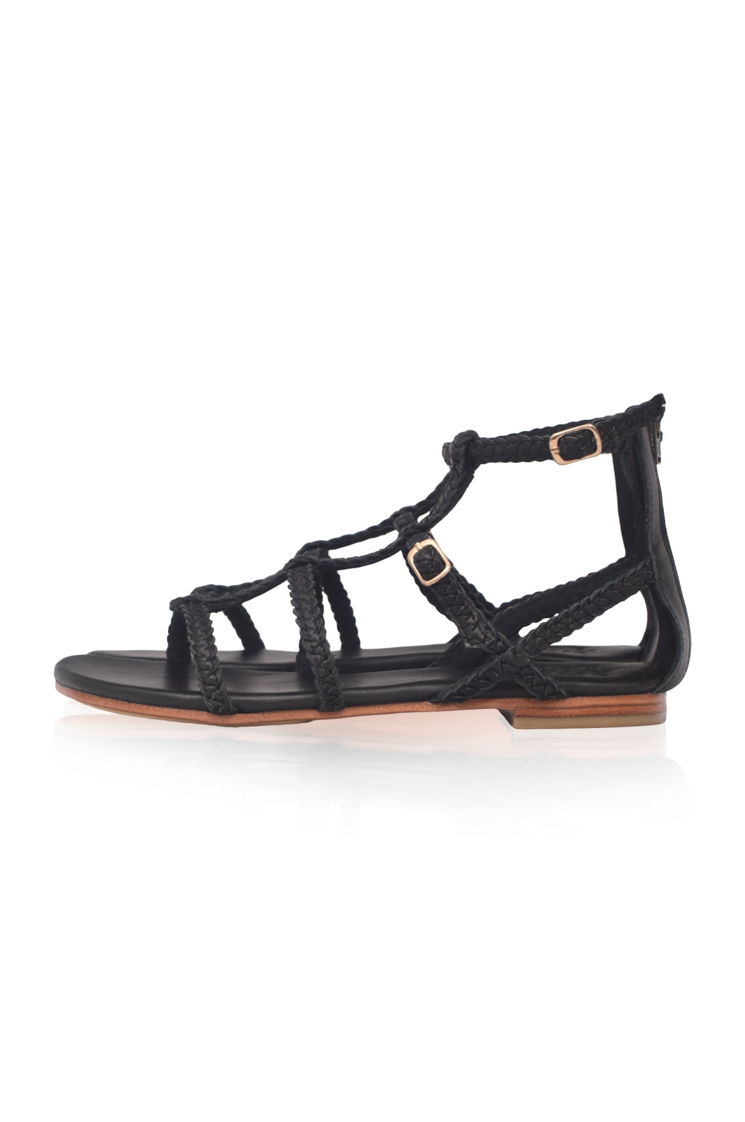 Luce Gladiator Leather Sandals-8