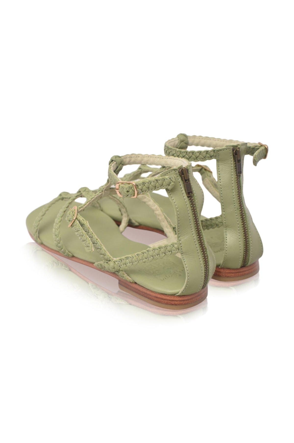 Luce Gladiator Leather Sandals-3