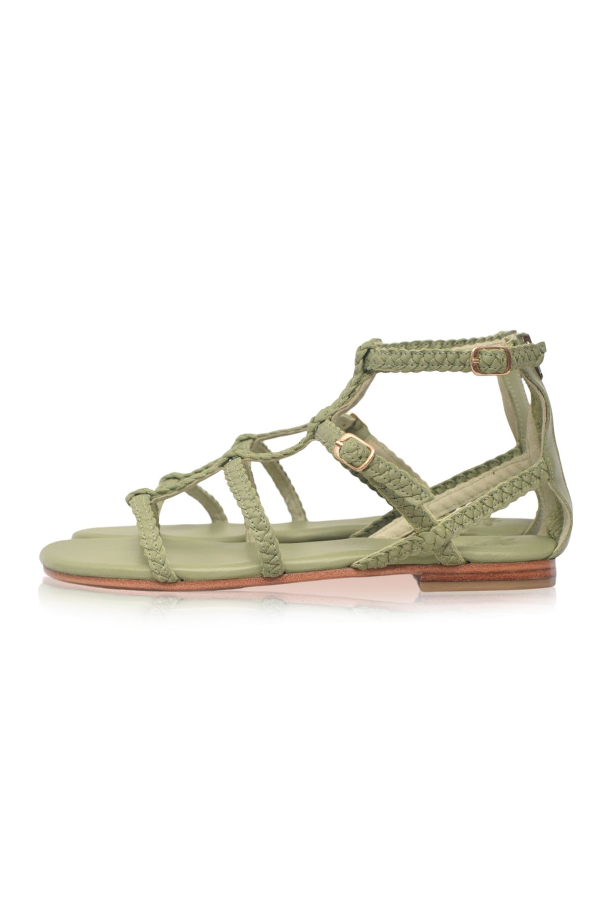 Luce Gladiator Leather Sandals-1