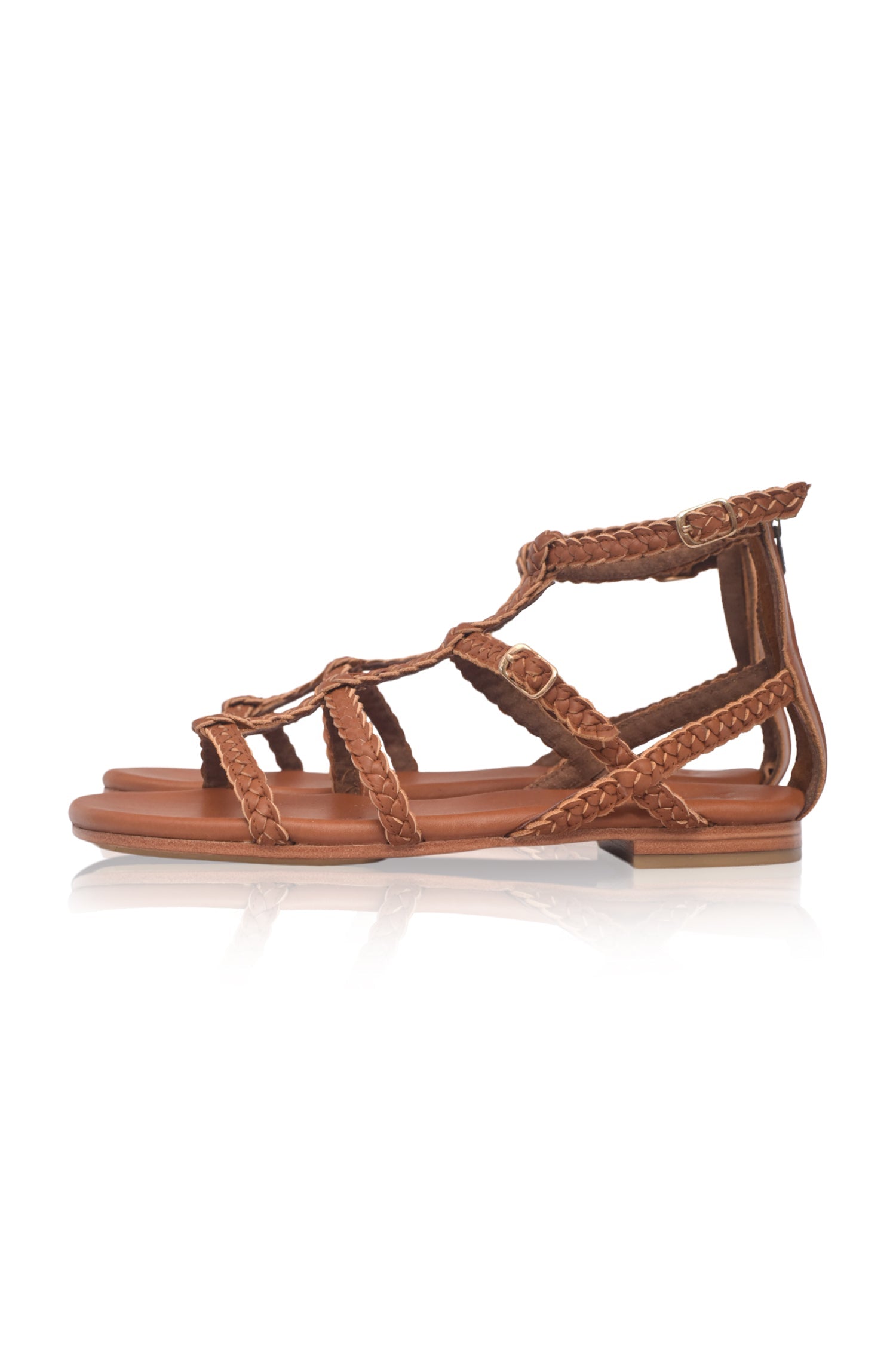 Luce Gladiator Leather Sandals-7