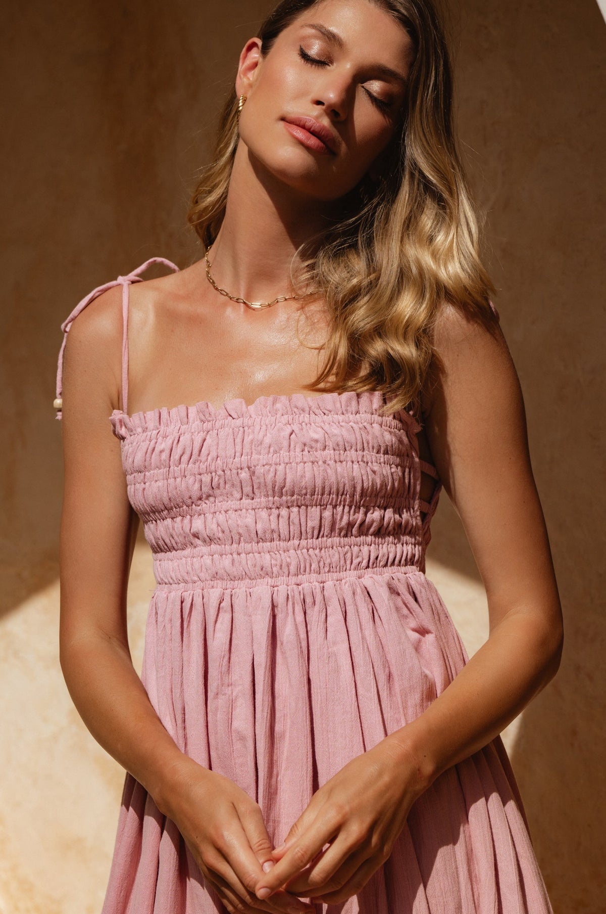 Luela Linen Maxi Dress-1