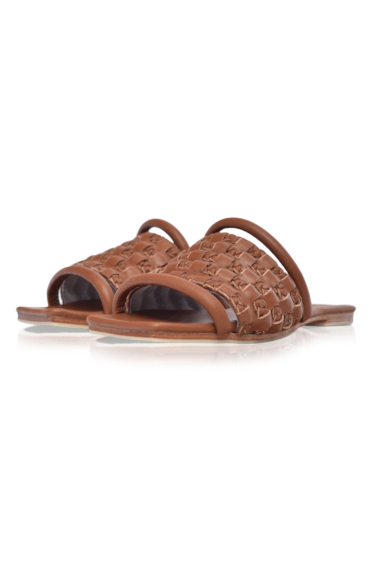 Majorca Leather Slides (Sz. 5)-2