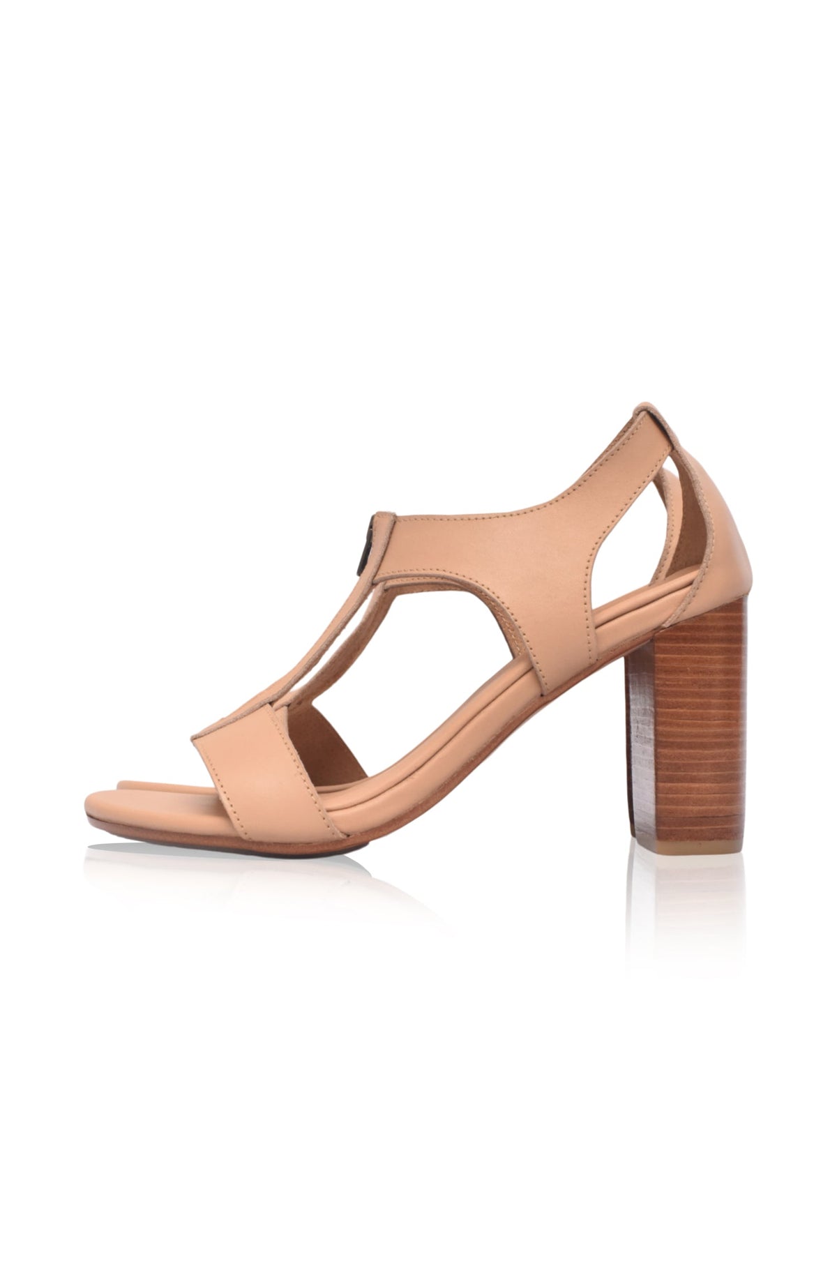 Makoa Block Heel Leather Sandals-5