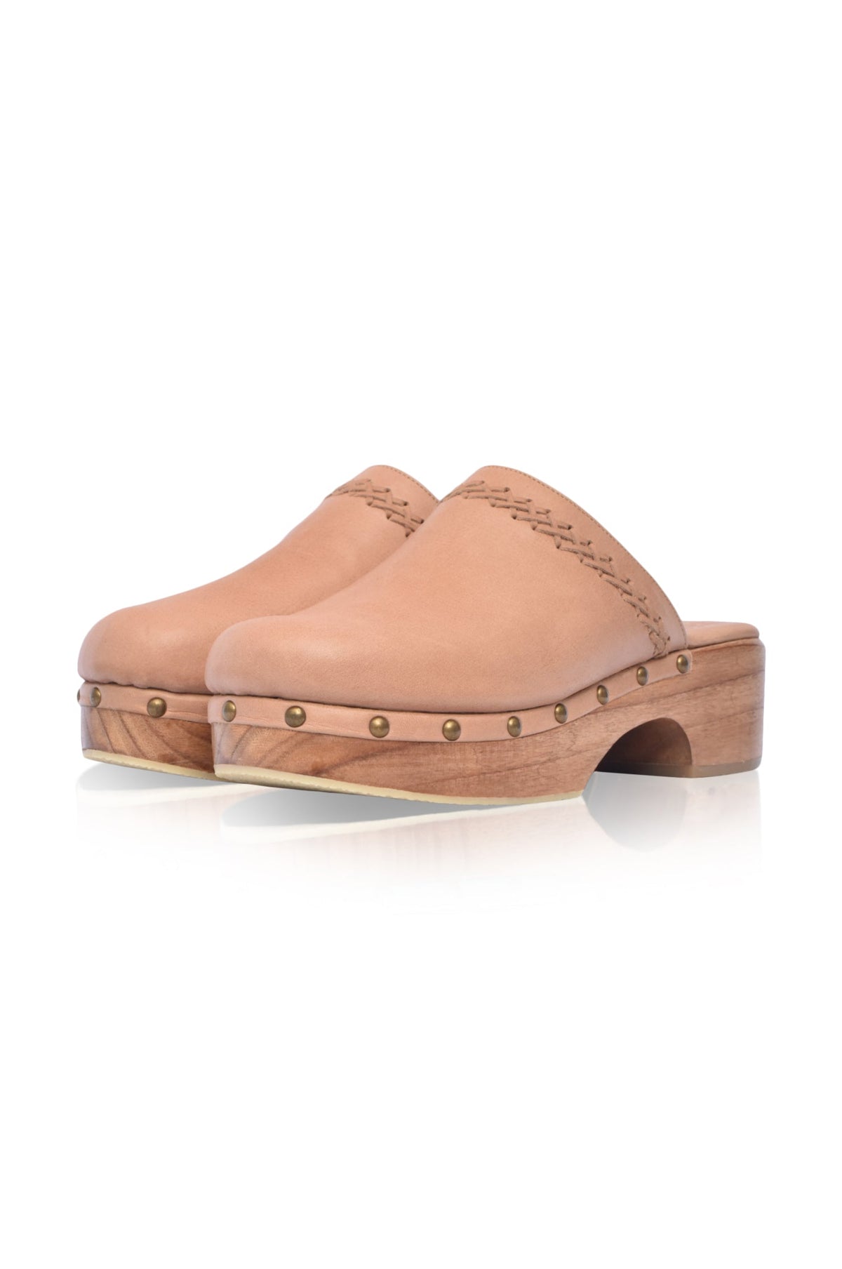 Malibu Leather Clogs (Sz. 11)-4