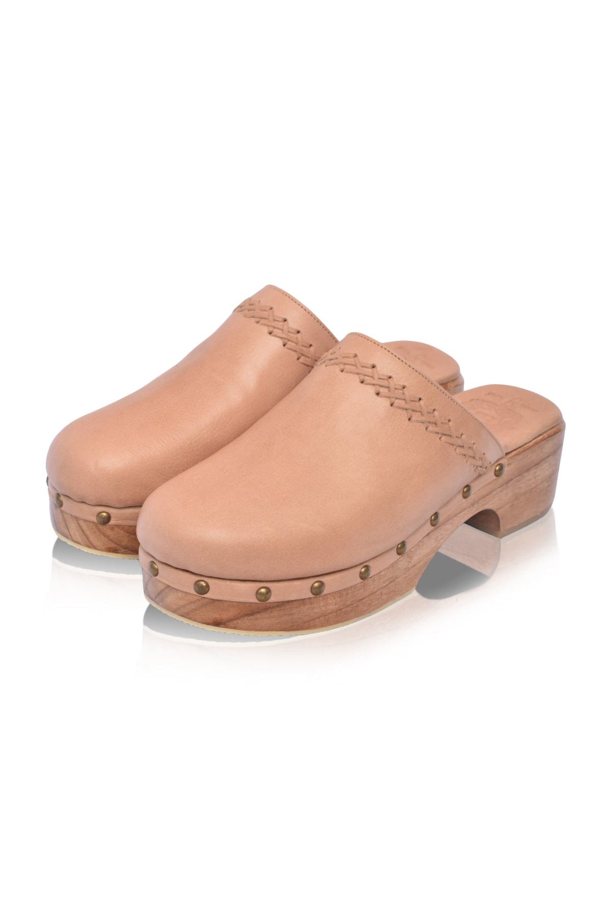Malibu Leather Clogs (Sz. 11)-3