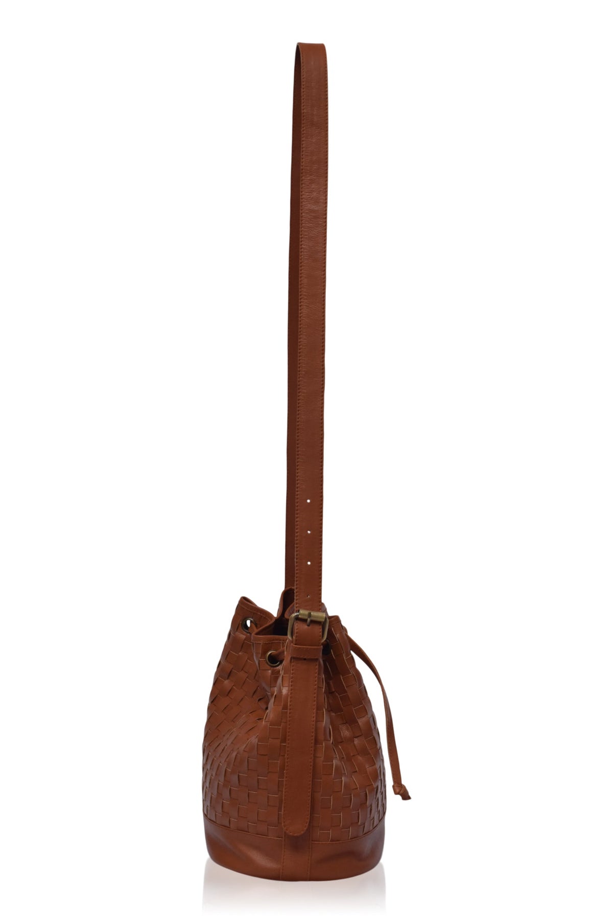 Margo Woven Drawstring Bag-3