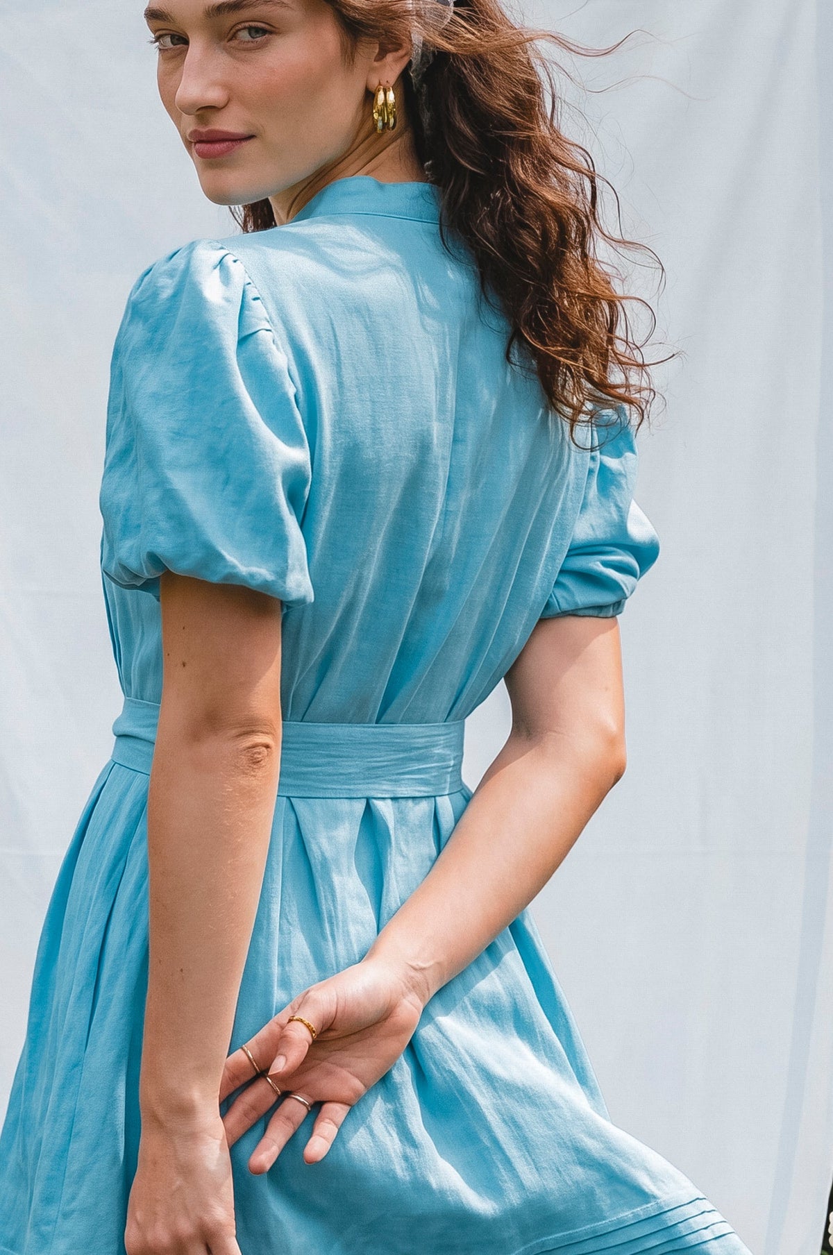 Marta Linen Mini Dress-3