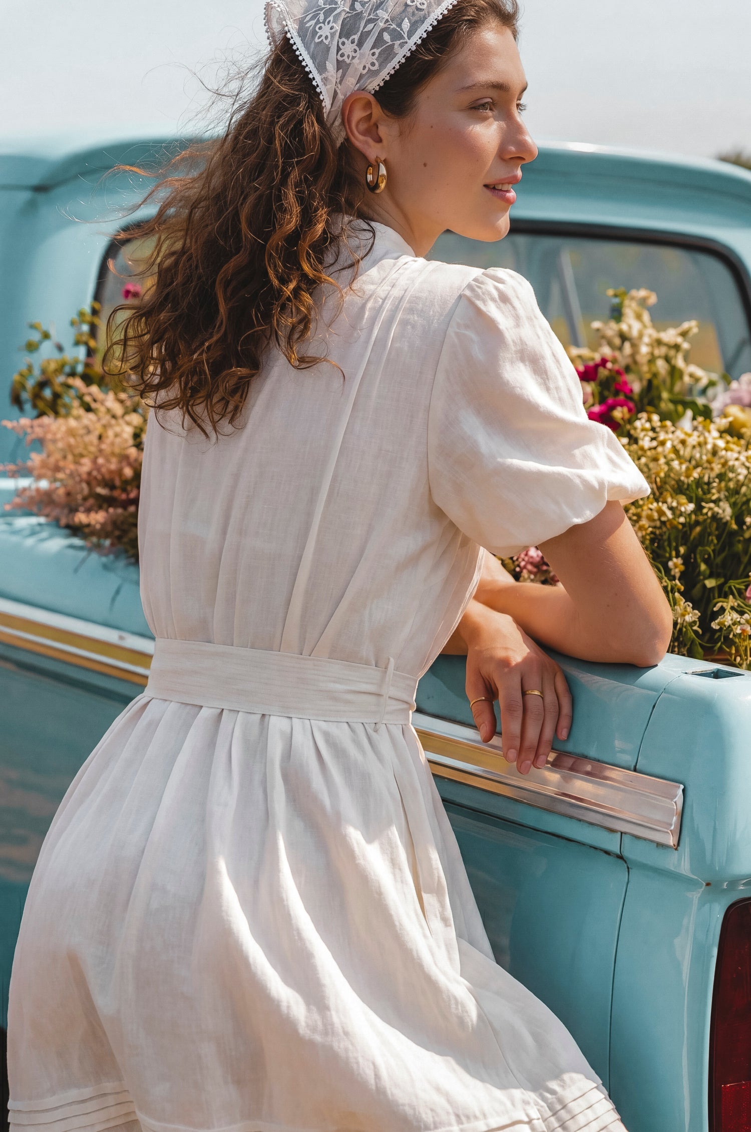 Marta Linen Mini Dress-2