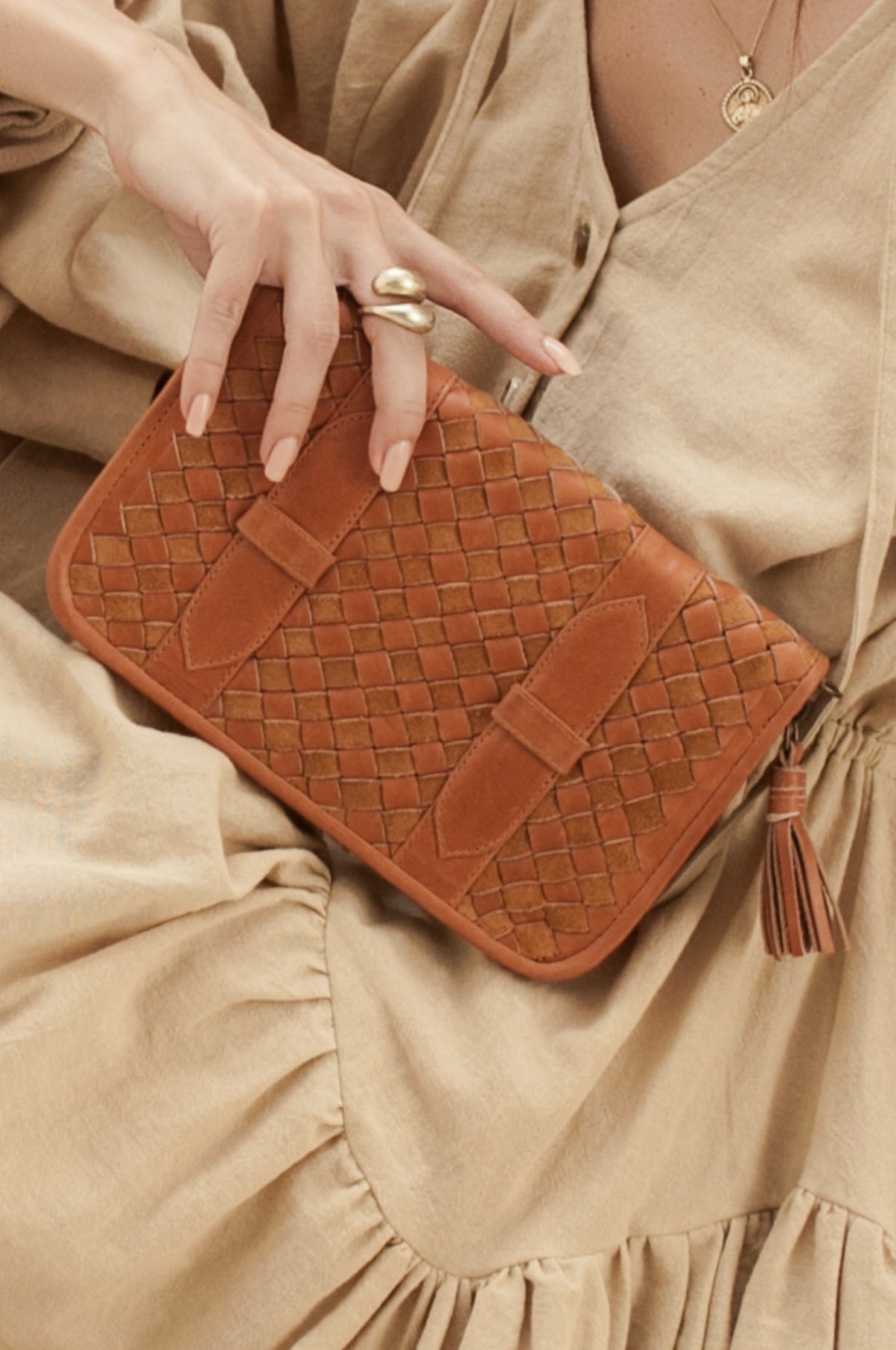 Mexico Woven Leather Wallet-0