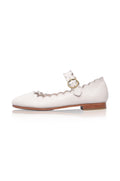 Mia Rosa Scalloped Mary Jane Flats-2