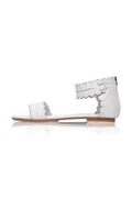 Midsummer White Bridal Leather Sandals-5
