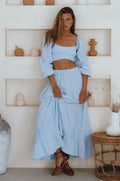 Mumbai Maxi Linen Skirt-0