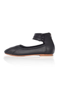 Muse Ankle Strap Leather Ballet Flats-1