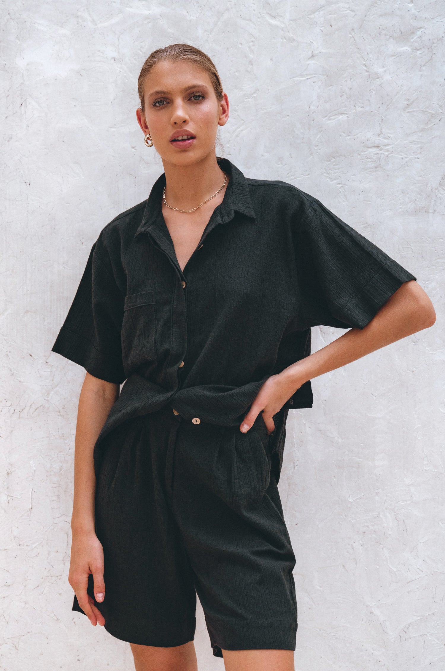 Mykonos Linen Shorts (Sale)-0