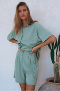Mykonos Linen Shorts (Sale)-0