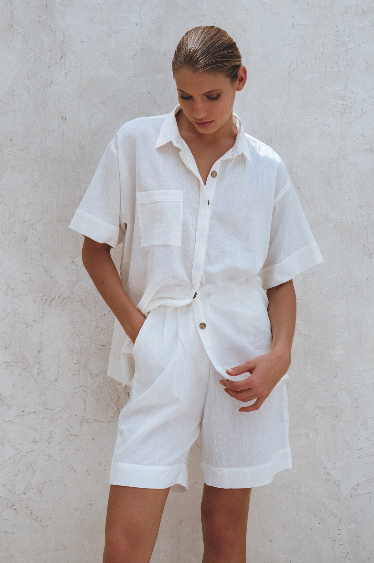 Mykonos Linen Shorts (Sale)-2