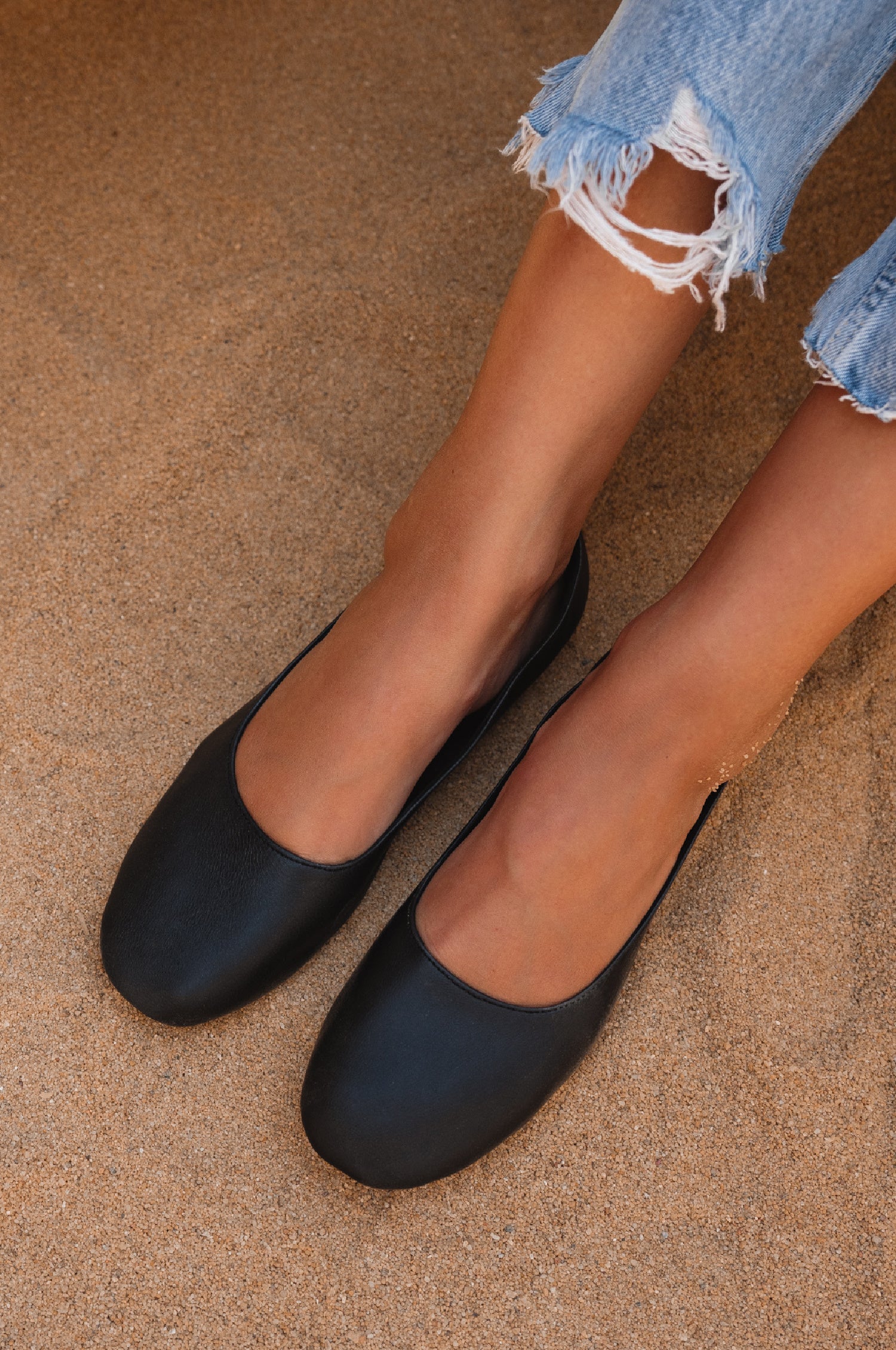 Naples Leather Ballet Flats-1
