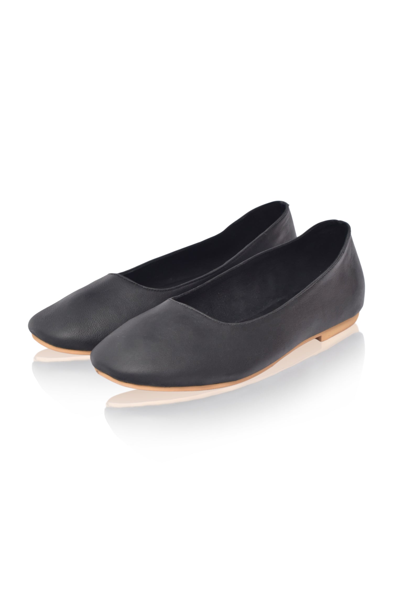 Naples Leather Ballet Flats-3