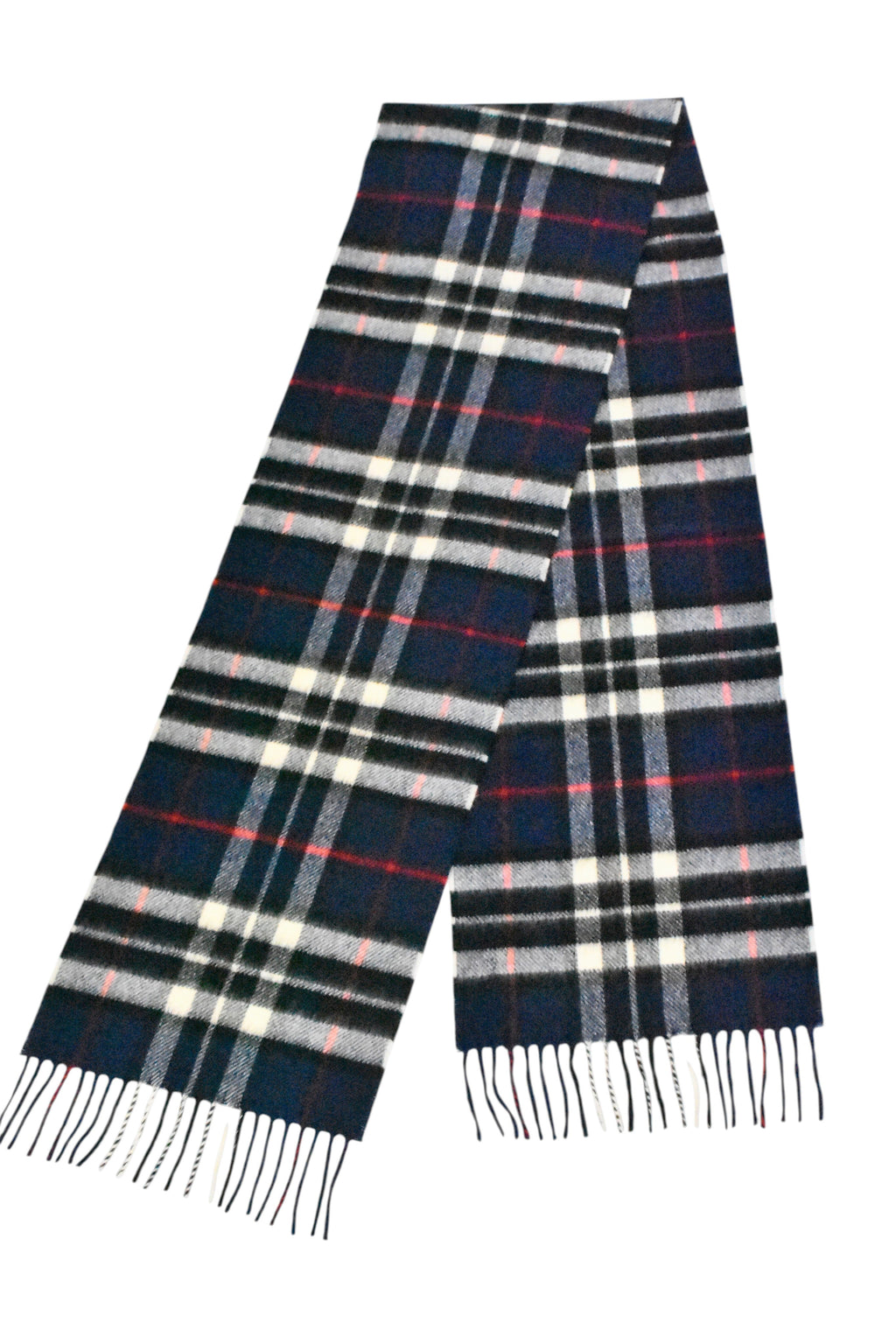 Navy Blue Thompson Merino Scarf-4