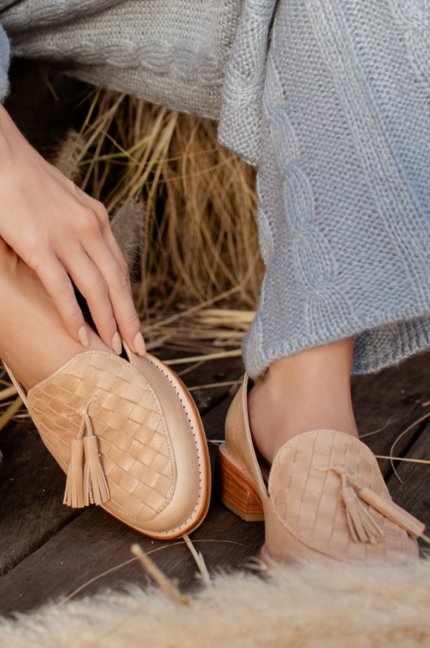 Nikita Woven Leather Loafers-0
