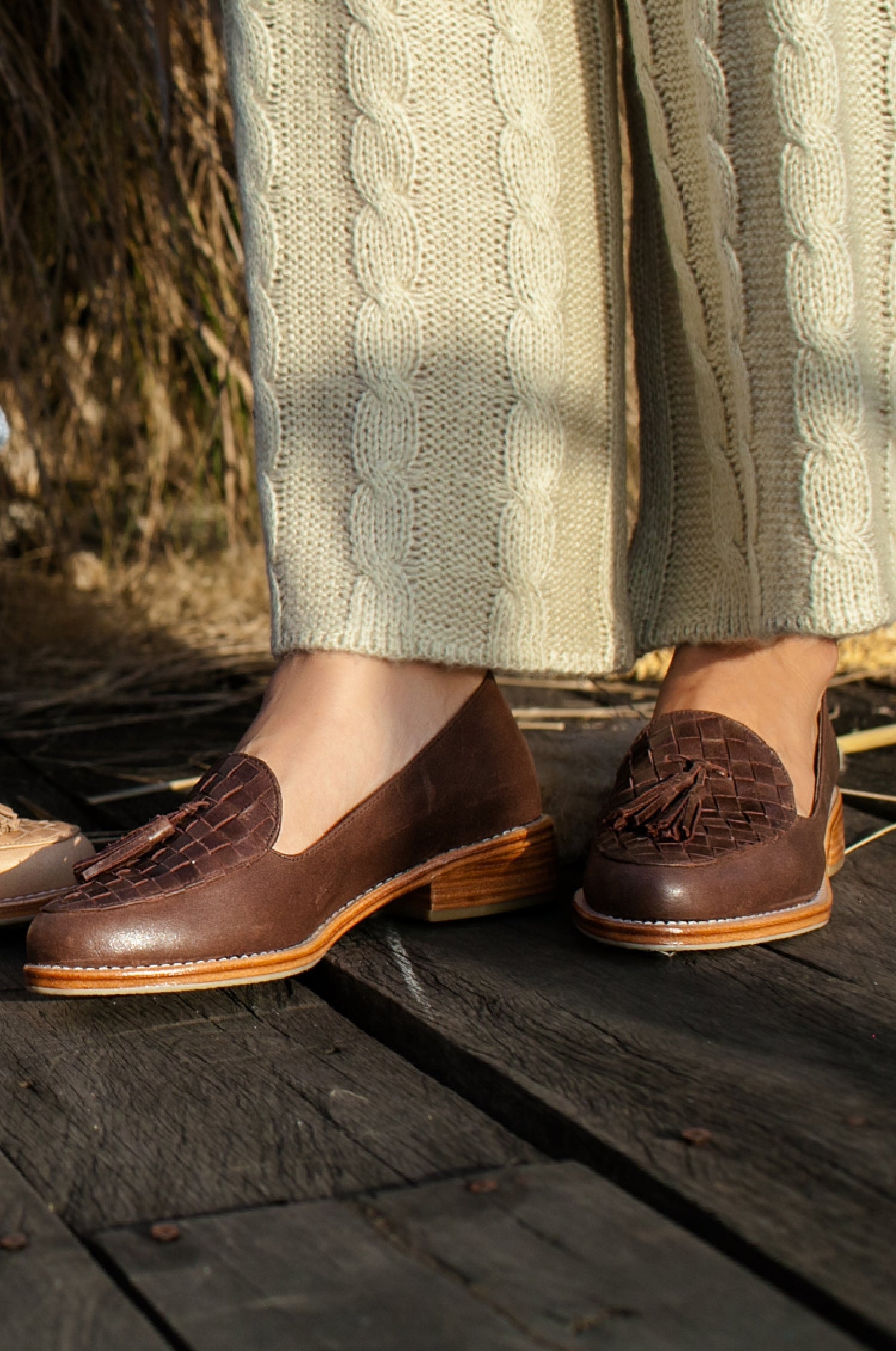 Nikita Woven Leather Loafers-0