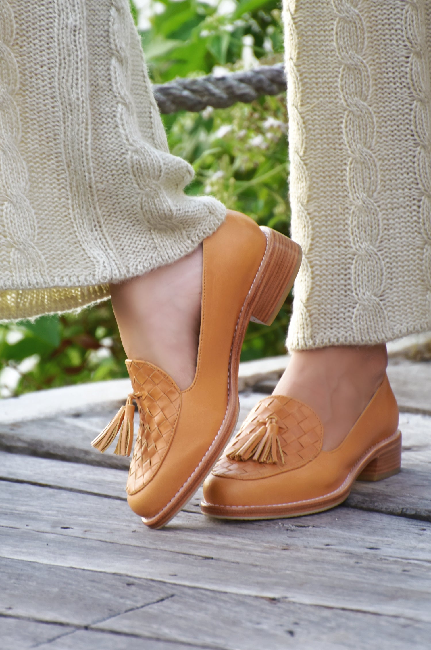 Nikita Woven Leather Loafers-0