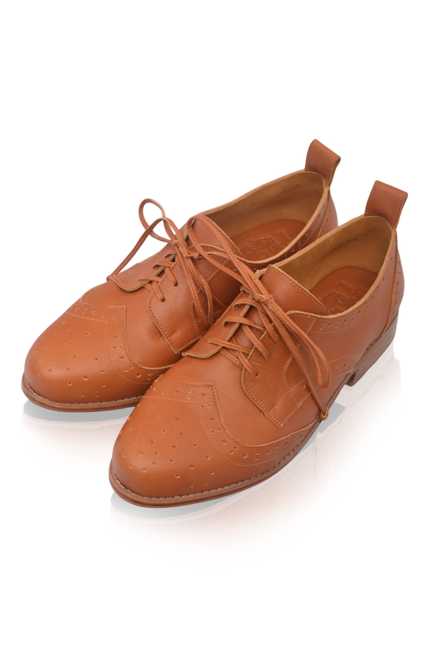 Northlight Cutout Leather Brogues-3