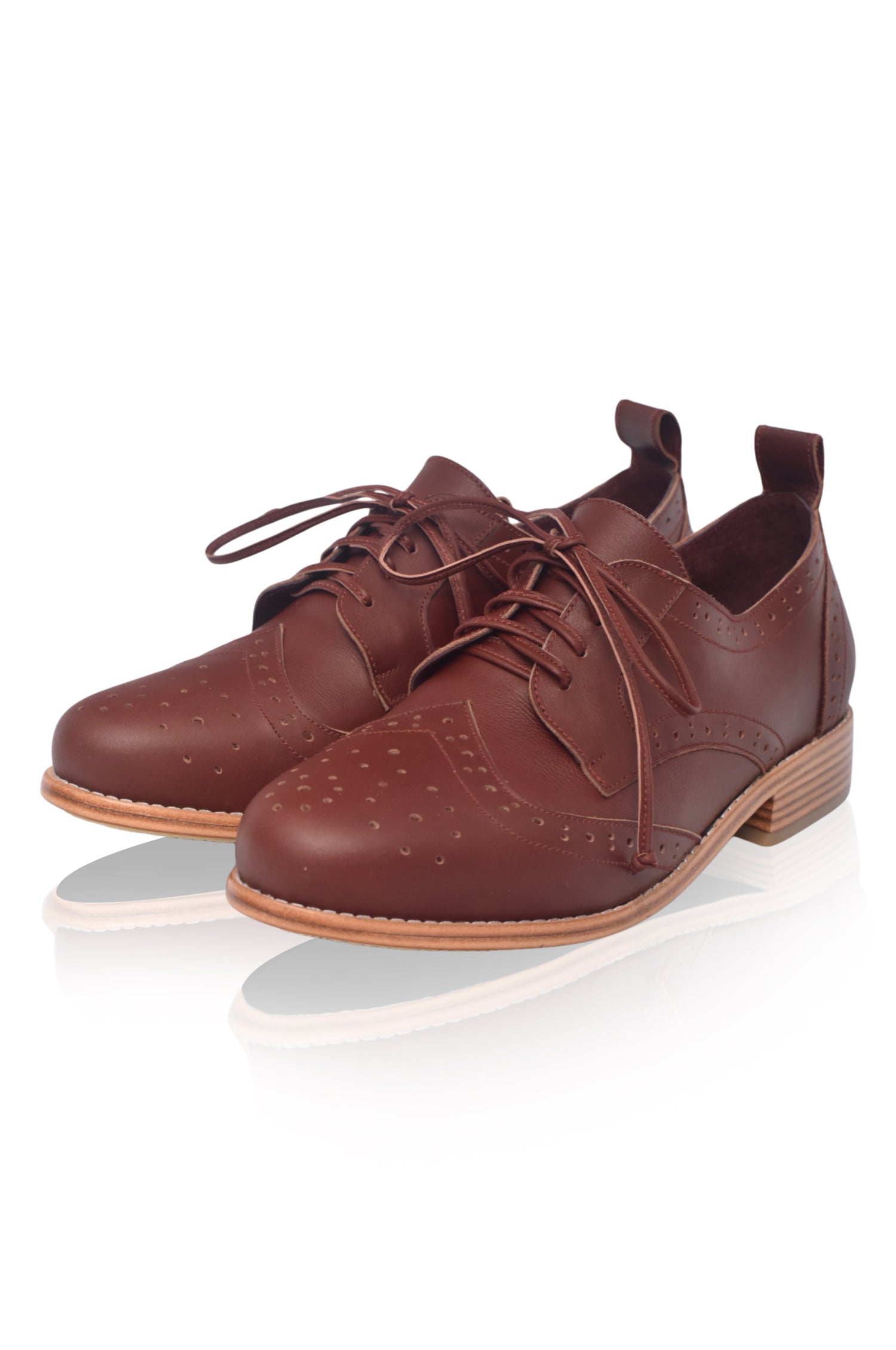 Northlight Cutout Leather Brogues-3