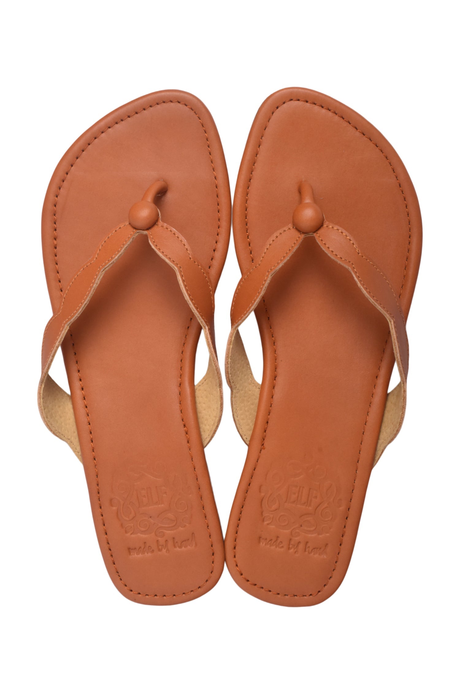 Nuvola Thong Leather Slides-3