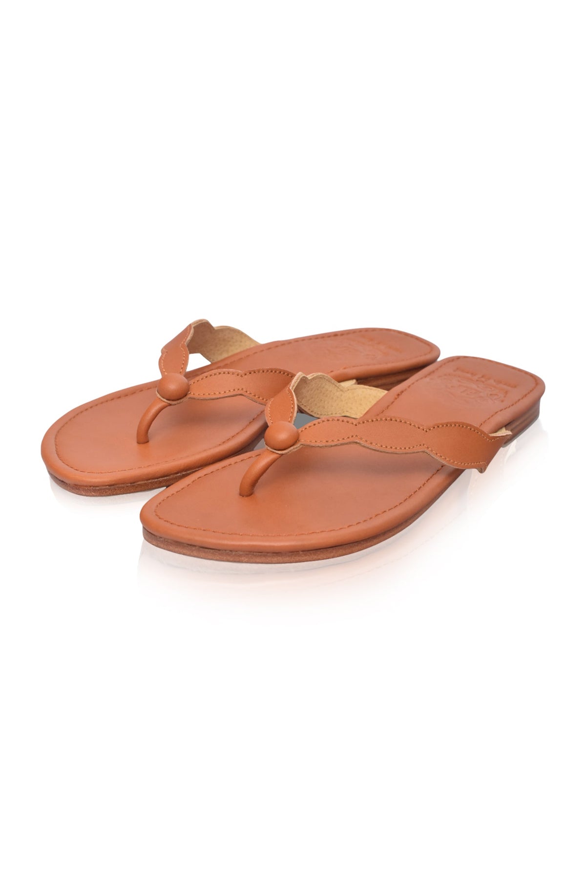 Nuvola Thong Leather Slides-5