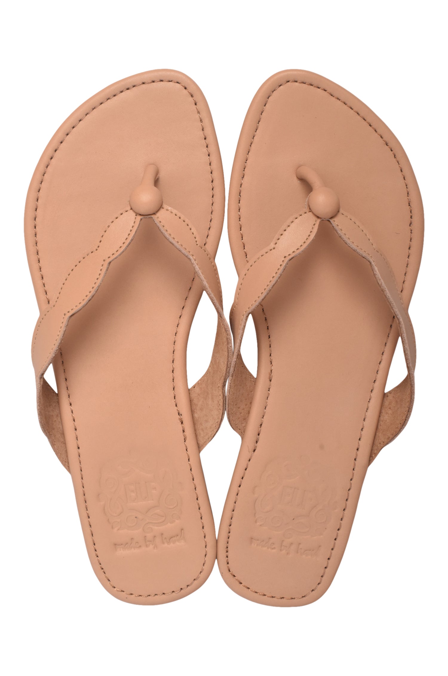 Nuvola Thong Leather Slides-3