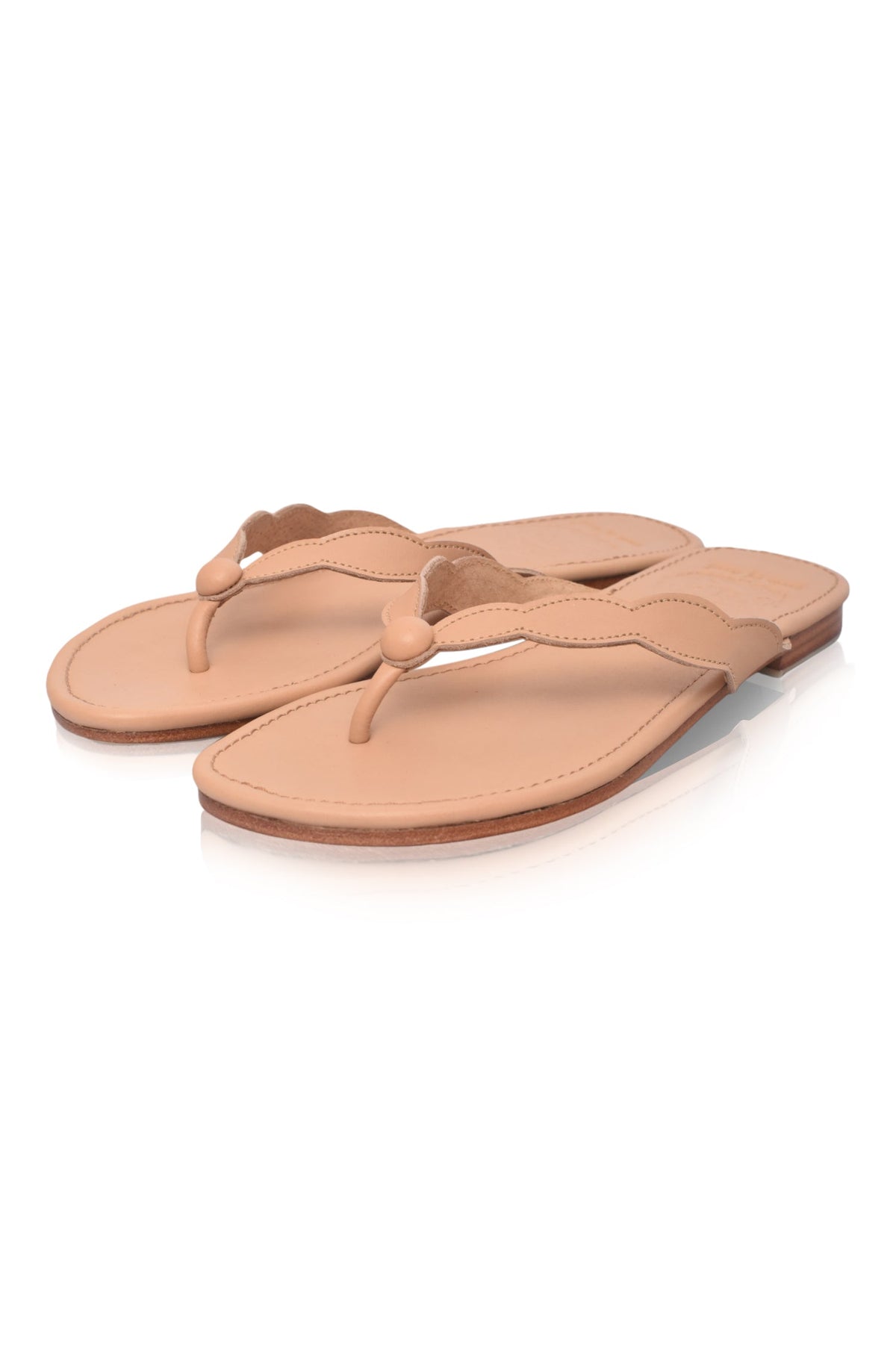 Nuvola Thong Leather Slides-1