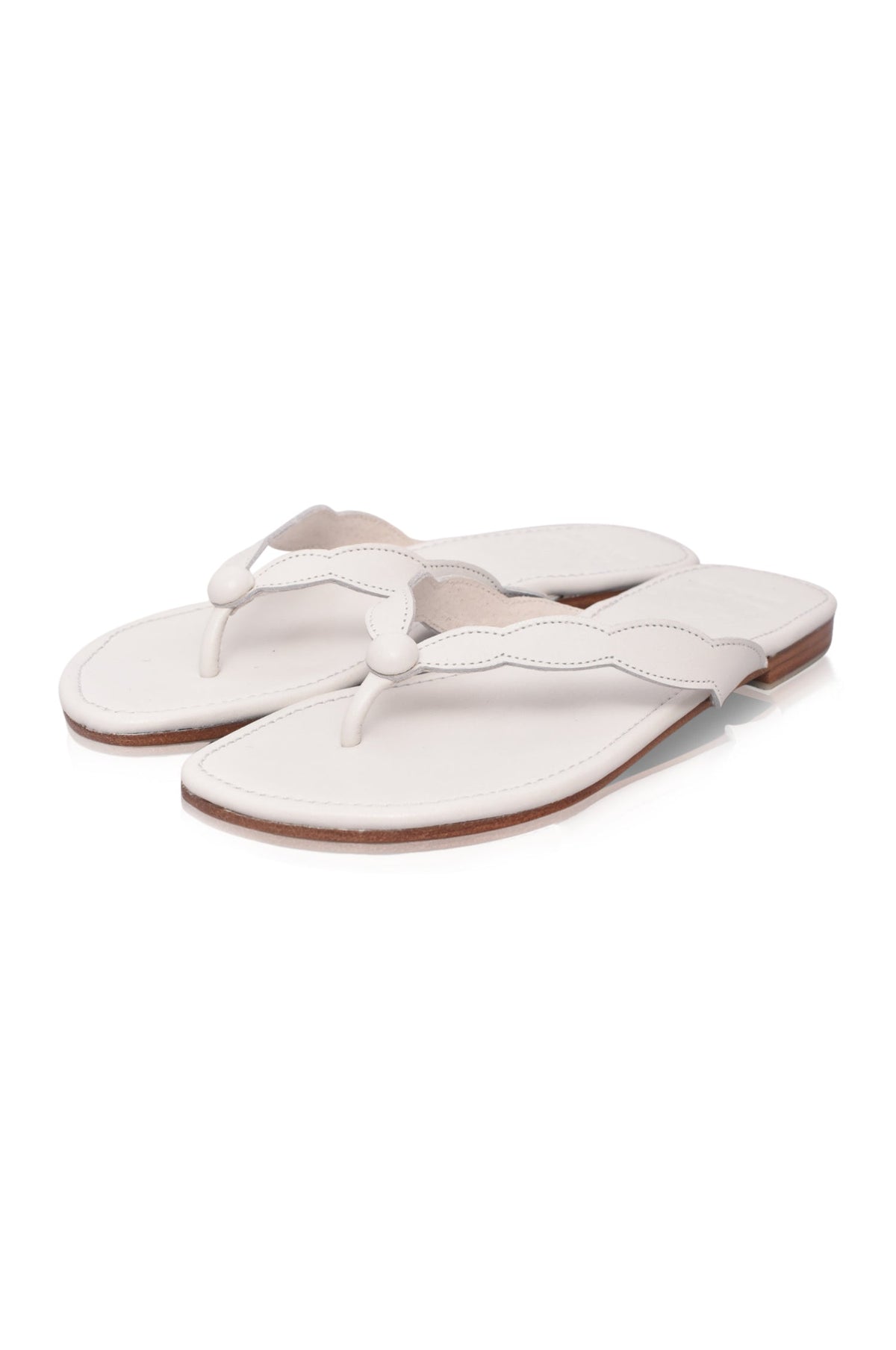 Nuvola Thong Leather Slides-2