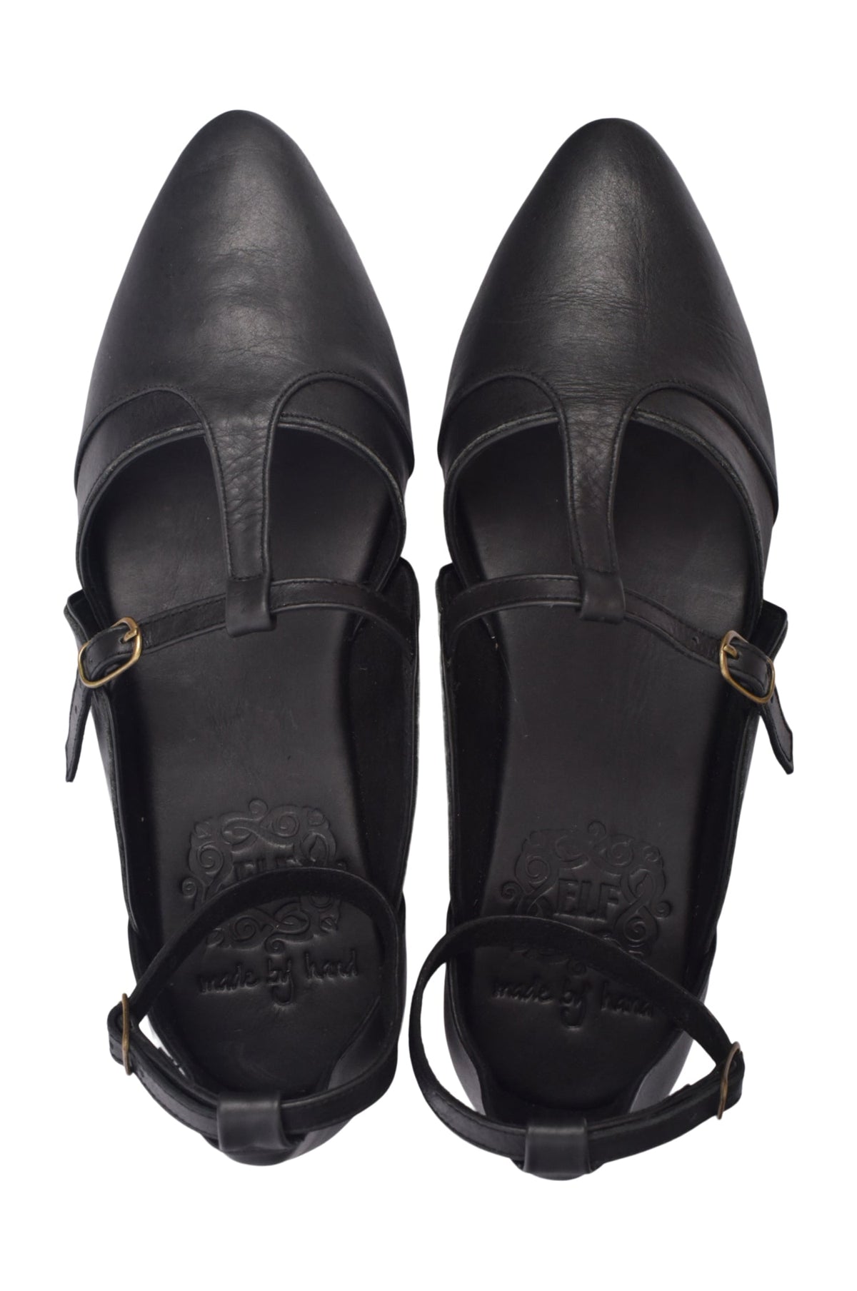 On The Go Leather Ballet Flats-3