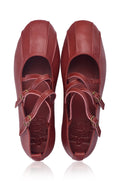 Obsession Criss-Cross Round Toe Flats-1