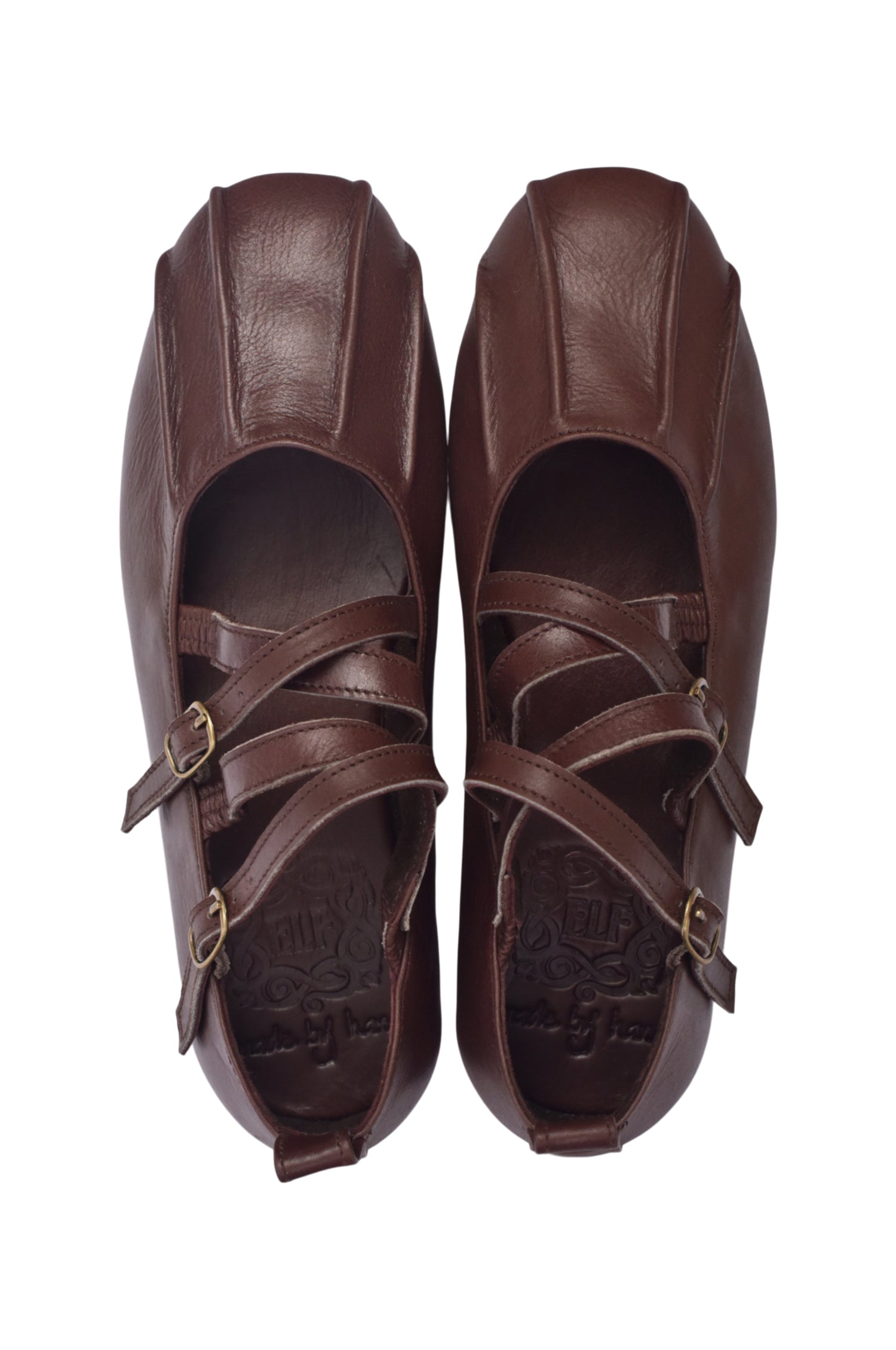 Obsession Criss-Cross Round Toe Flats-1