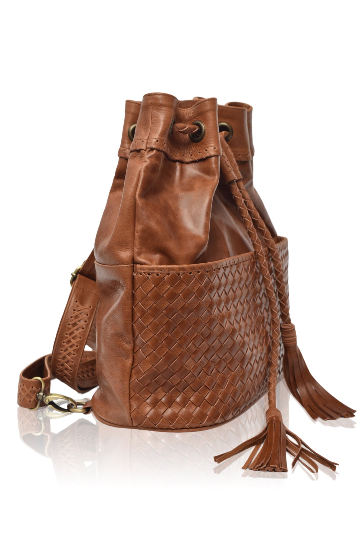 Ocean Alley Convertible Leather Backpack-2