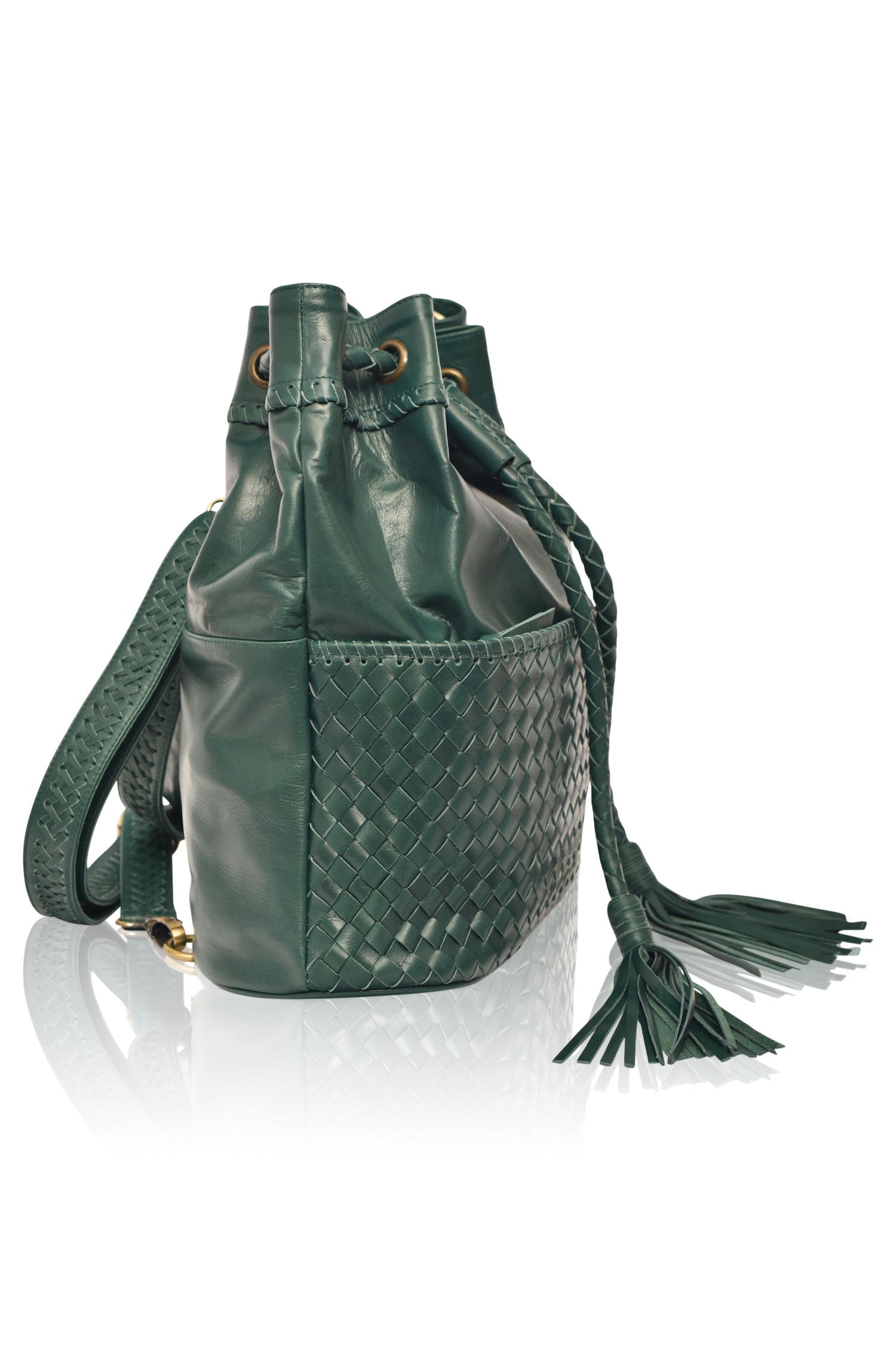Ocean Alley Convertible Leather Backpack-1