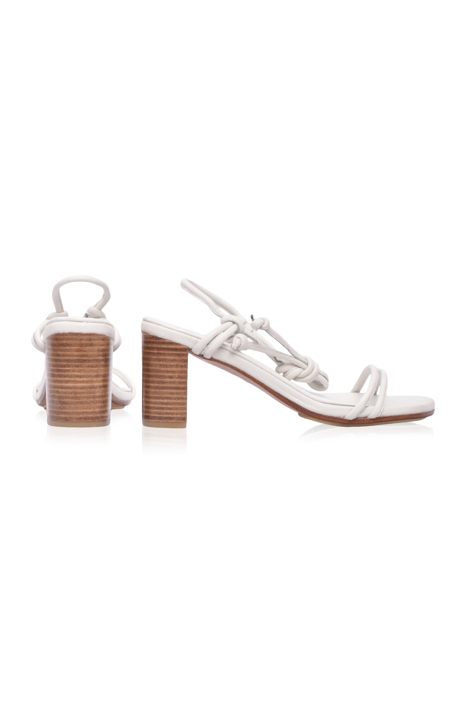 Ophelia Block Heel Wrap Sandals (Sz. 5, 6.5 & 10)-2