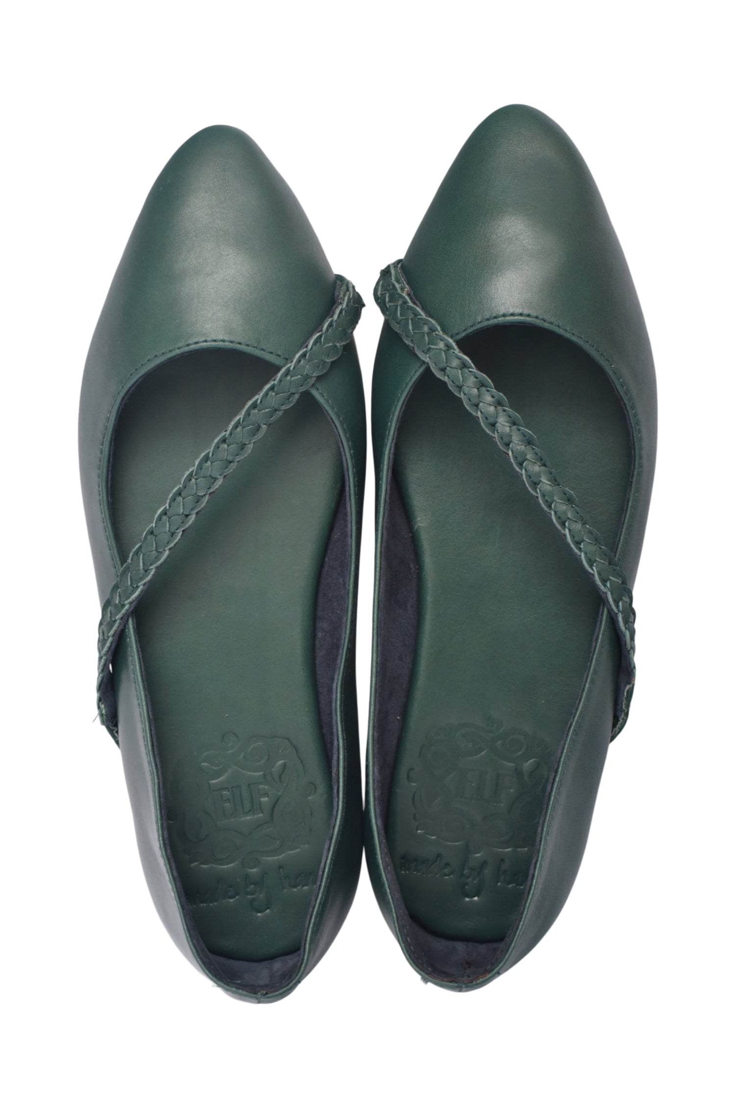 Orenda Pointed Toe Leather Flats-2