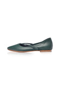 Orenda Pointed Toe Leather Flats-0
