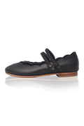 Prima Scalloped Leather Ballet Flats-1