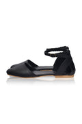 Paris Leather Ballet Flats (Sz. 4, 8 & 8.5)-1