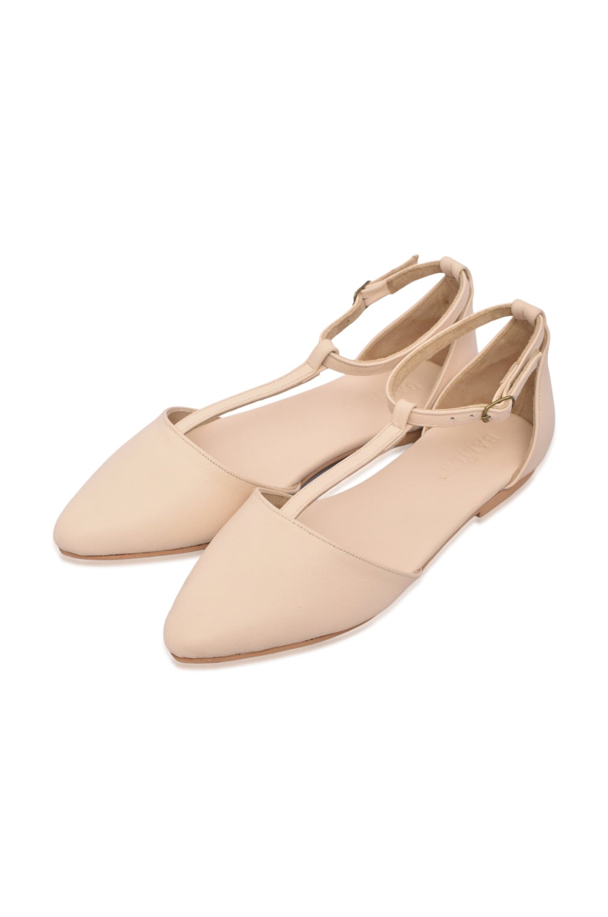 Paula Pointy Leather Flats-2