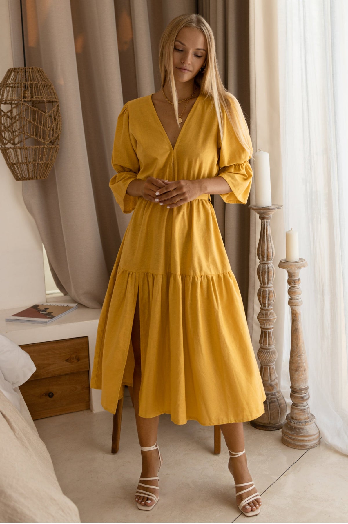 Peony Midi Dress (Sale)-1